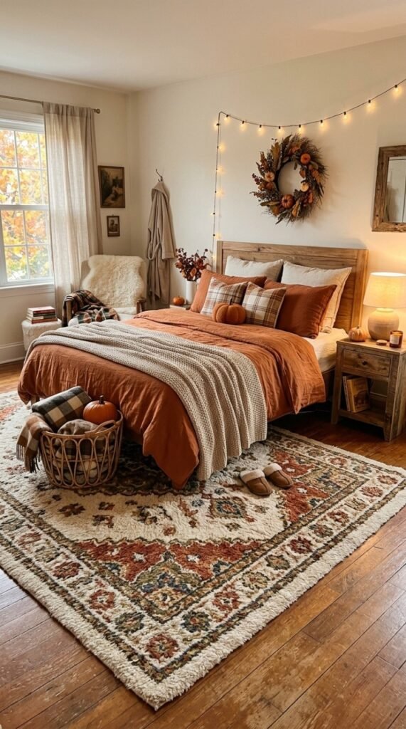 Bedroom With Cozy Area Rug