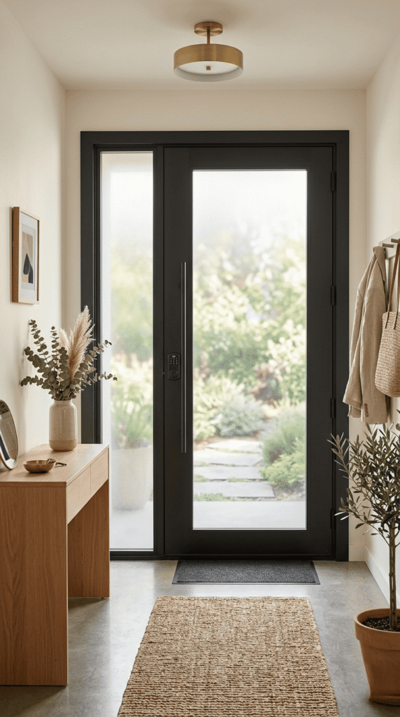  Entry with Frosted Glass Entry Door 