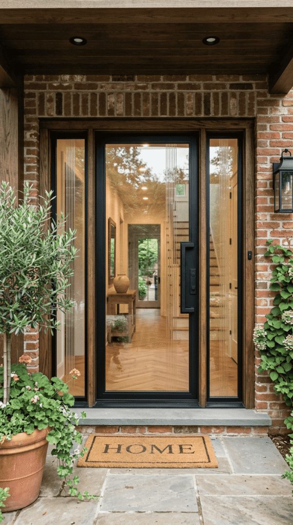 Glass Entry Door with Sidelights