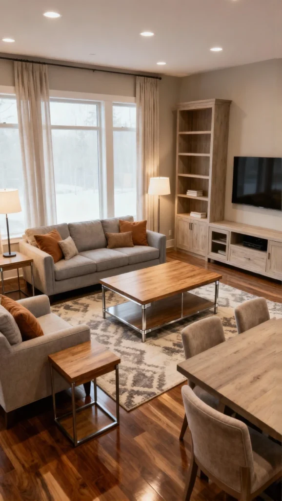 Matching Furniture Makes a Tacky Living Room