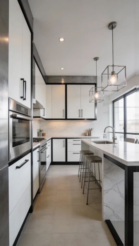 Metal Accents for Contrast