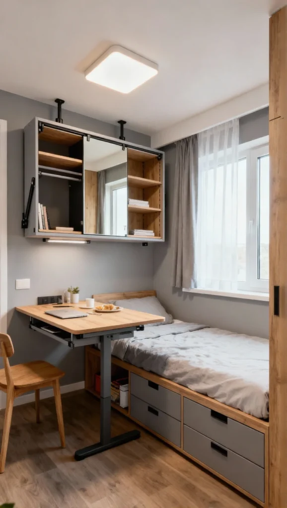 Small Bedroom Choose Multi Functional Furniture