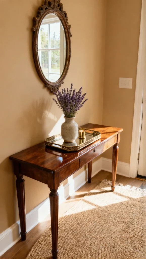 entry Style With a Decorative Tray