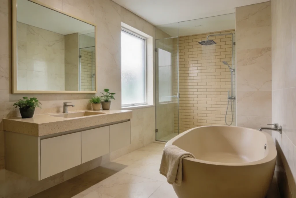Beige Bathroom