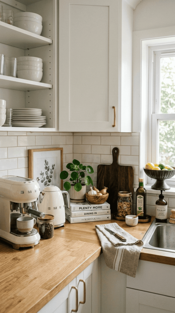Kitchen With Stylish small appliances 
