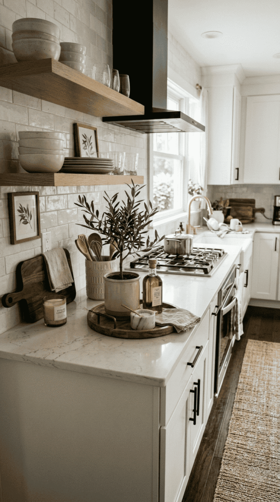  Kitchen With Decorative tray