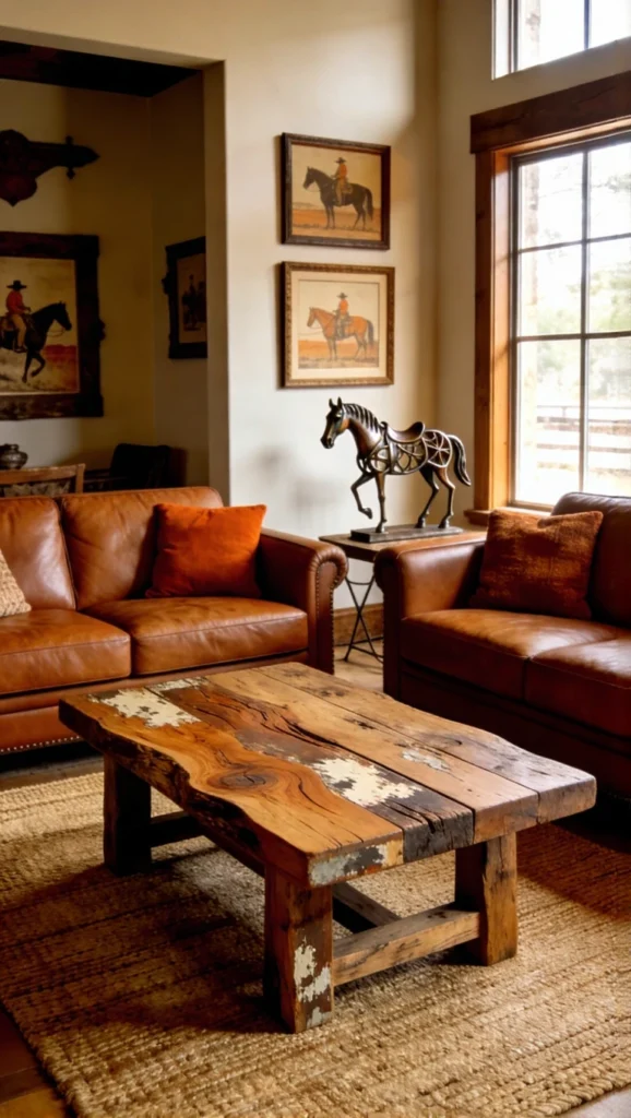 Rustic Wooden Coffee Table