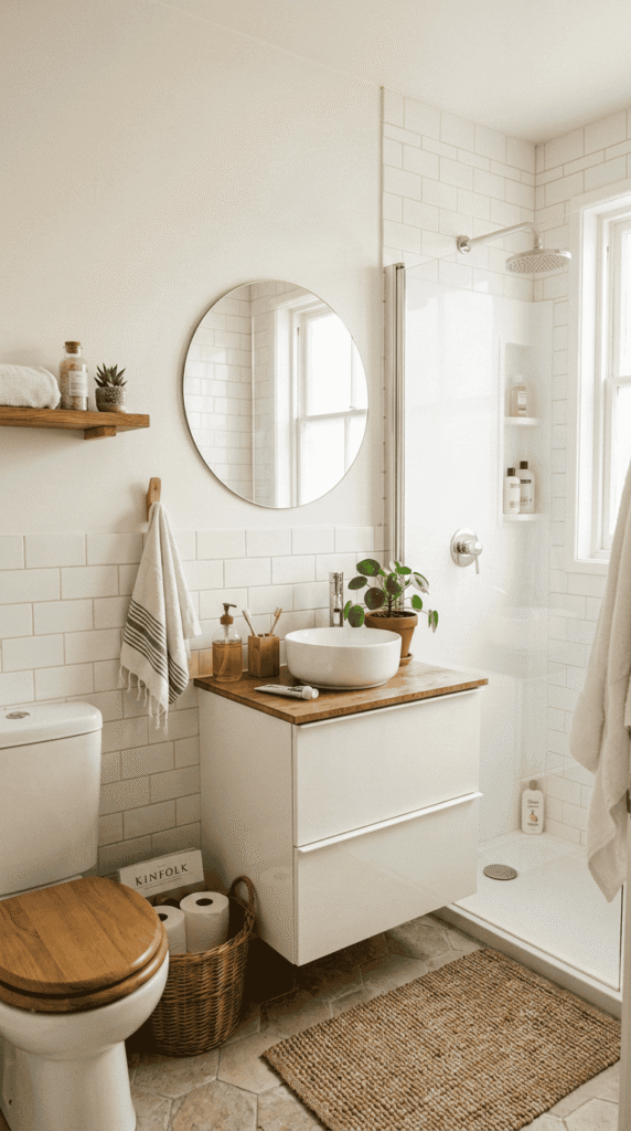  Small Bathroom With Minimal Decor