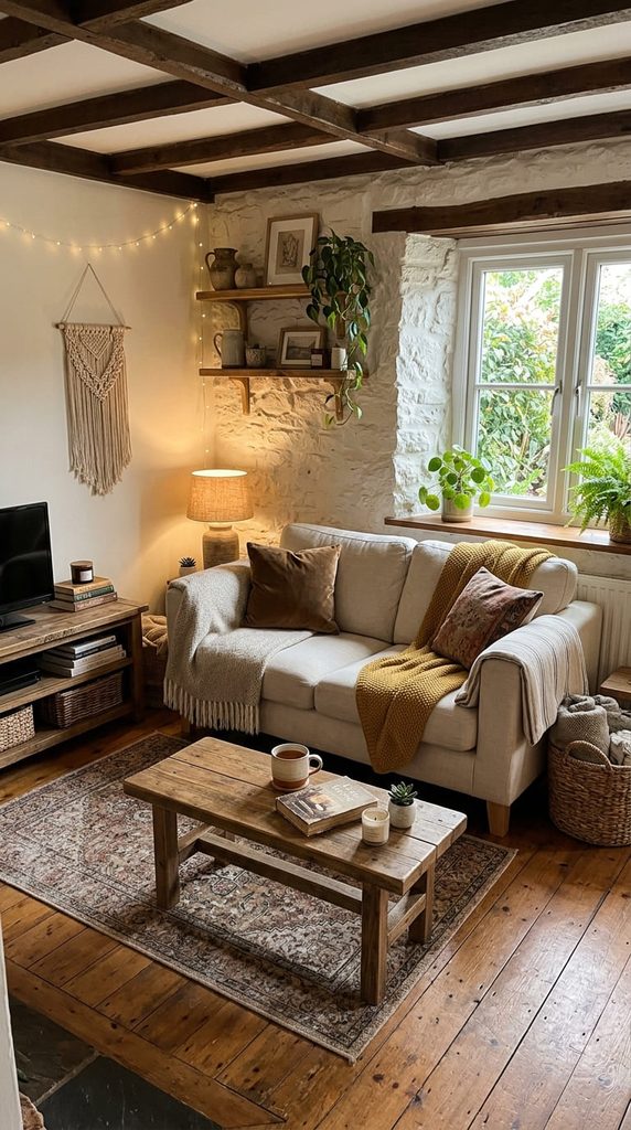 Small Rustic living room