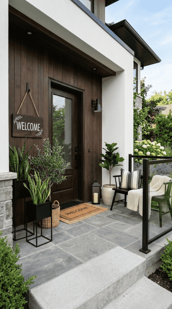  Porch With Add a Welcome Sign 