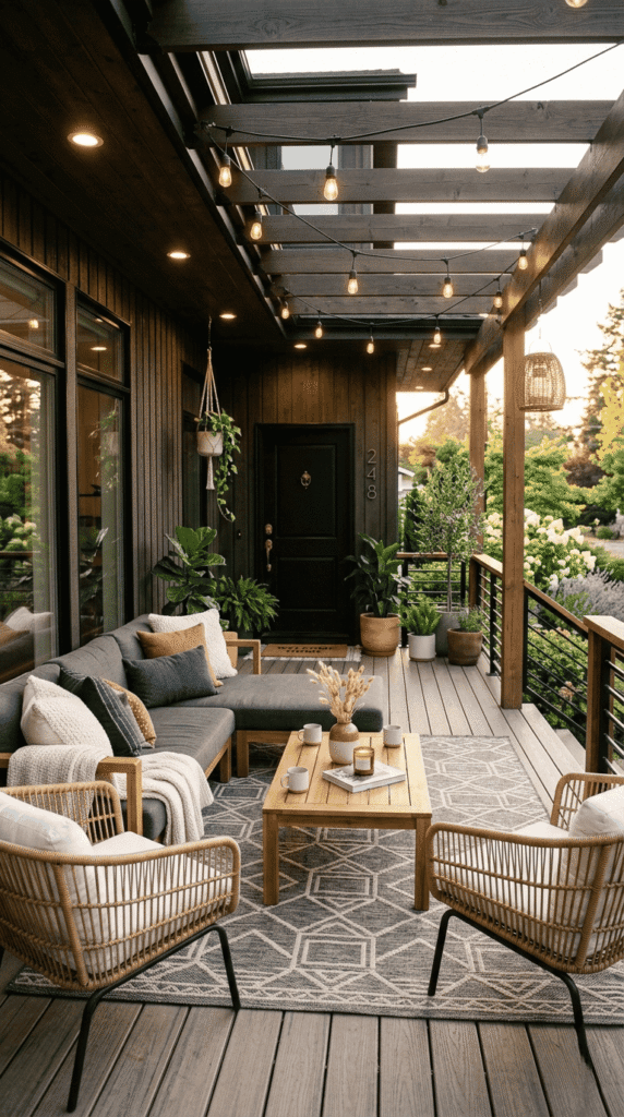 Porch with Comfortable Seating