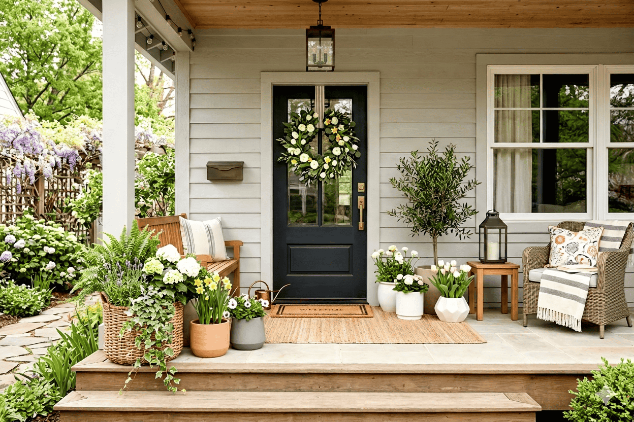 Spring Porch Decor