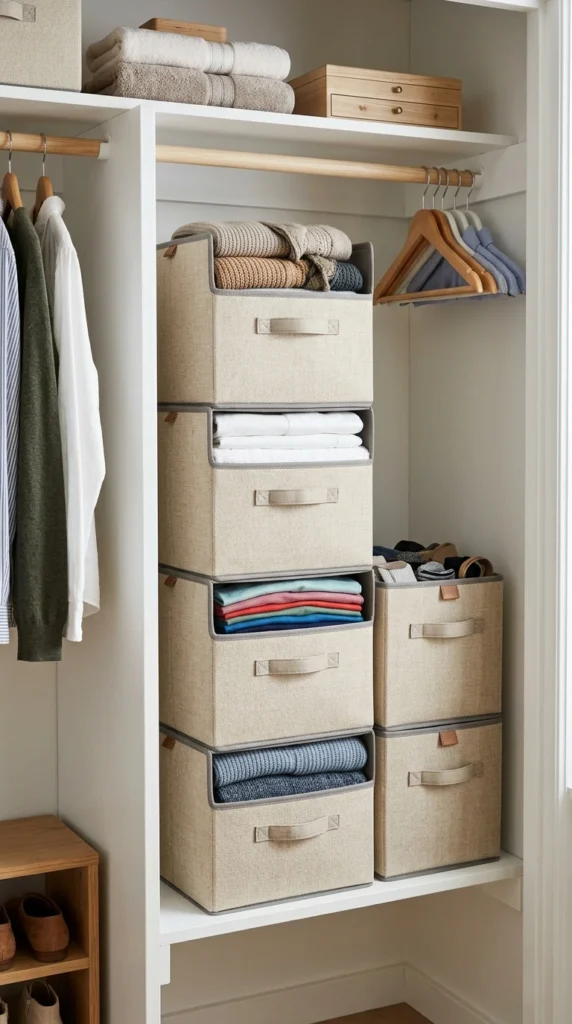 Stackable Fabric Bins