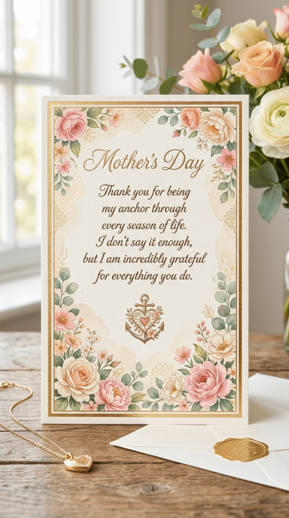 Classic Mother’s Day Card Heartfelt Message