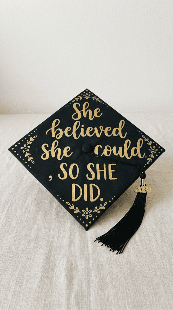 Graduation Cap , Inspirational Quote