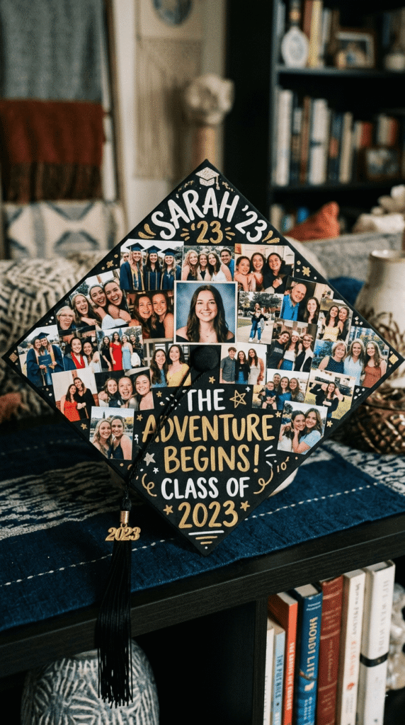 Graduation Cap , Photo Collage Cap