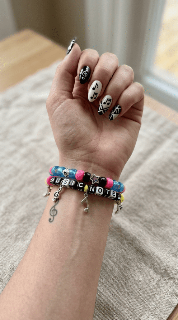 Kandi Music Note Bracelet