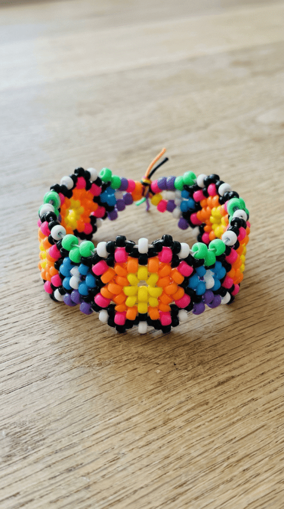 Kandi Starburst Pattern Bracelet