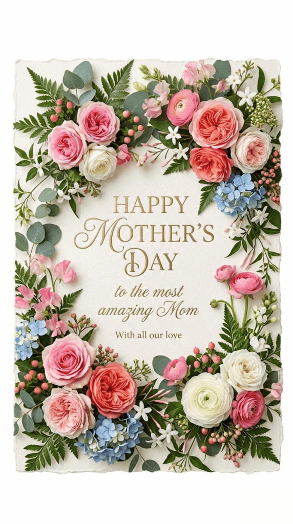 Mother’s Day Card , Floral-Themed Designs