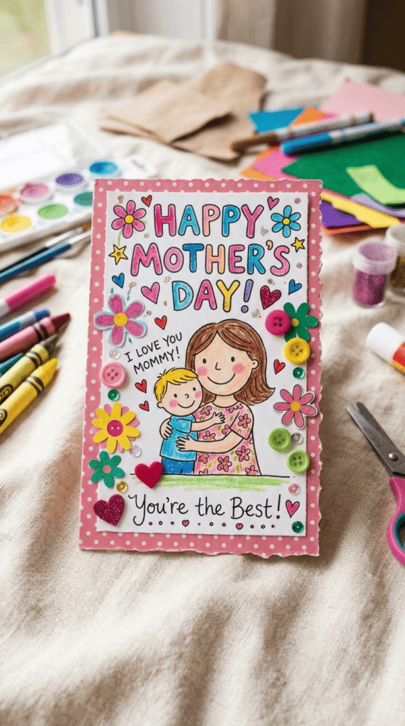  Mother’s Day Card  , The Handmade DIY Route