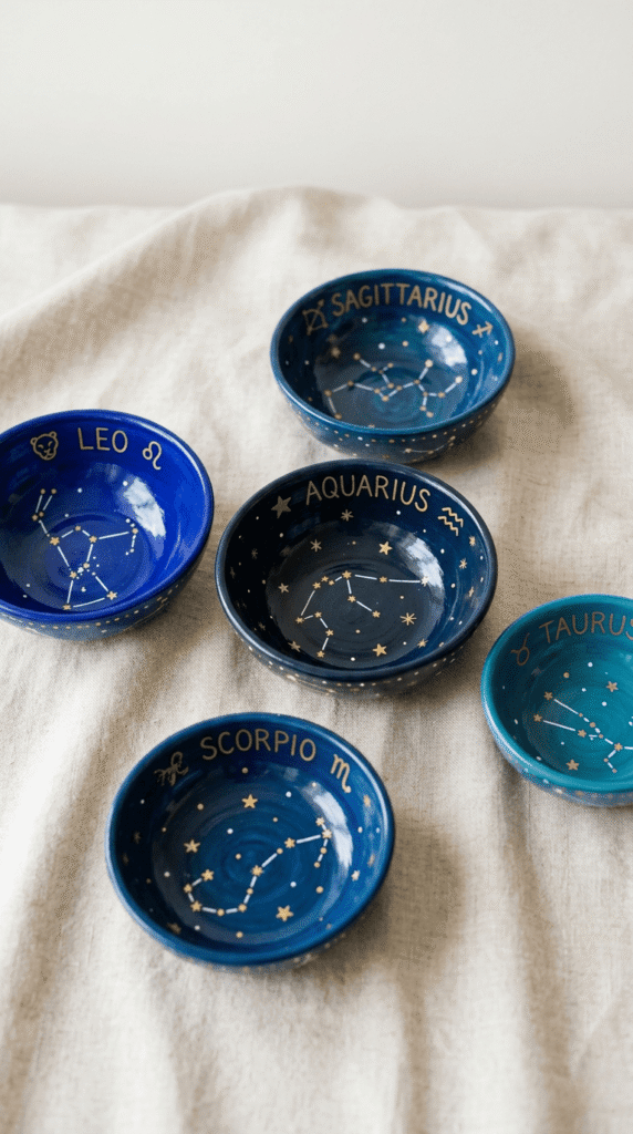 Pottery Painting , Zodiac and Constellation Bowls