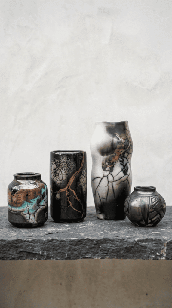 Raku-Inspired Surface Patterns