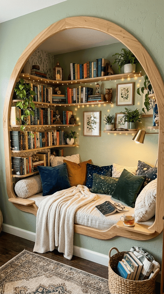 Whimsical design ,The Enchanted Reading Nook