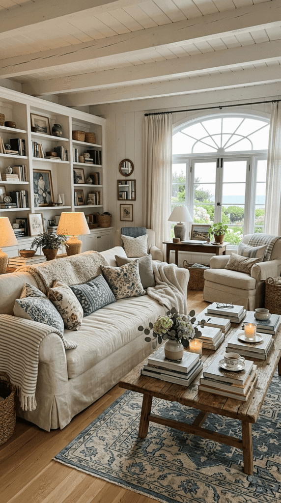Nancy Meyers Aesthetic Living Room