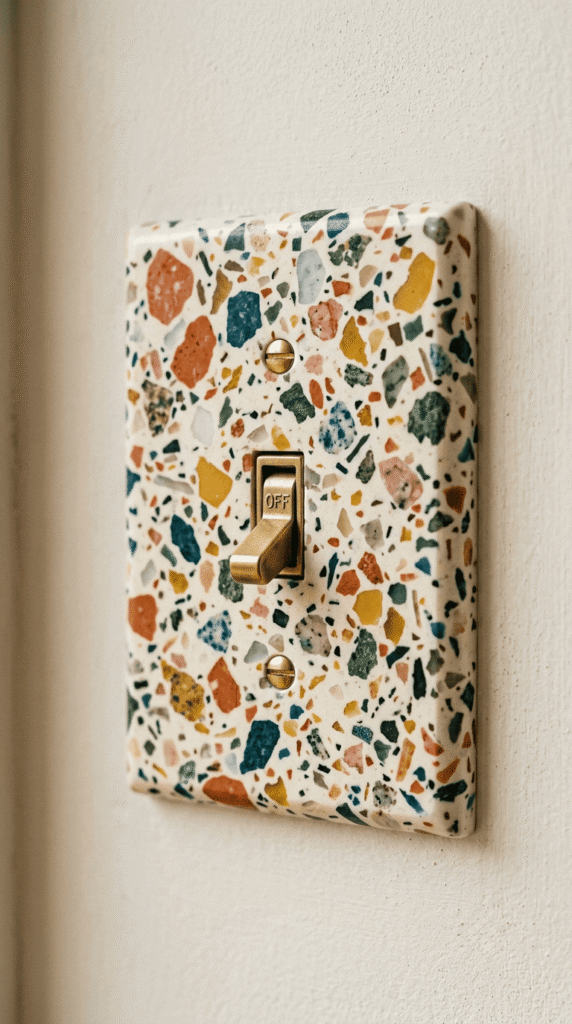 Terrazzo-Inspired Switch Cover