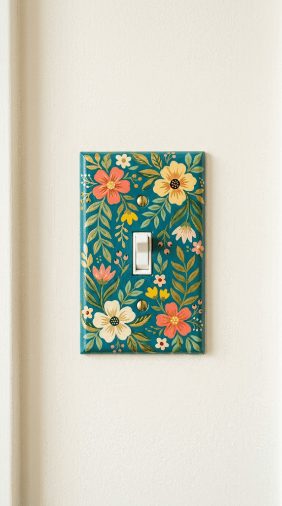 light switch cover DIY paint