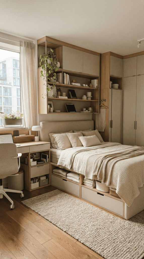 Bedroom Ideas for 2026 with  Multi-Functional Storage
