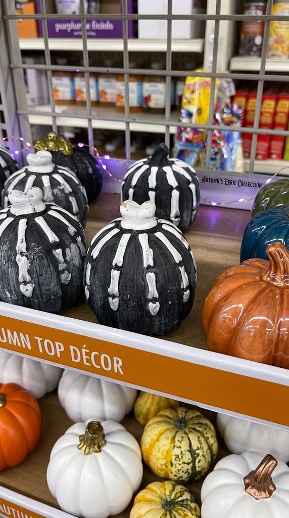 Black and White Striped Pumpkins