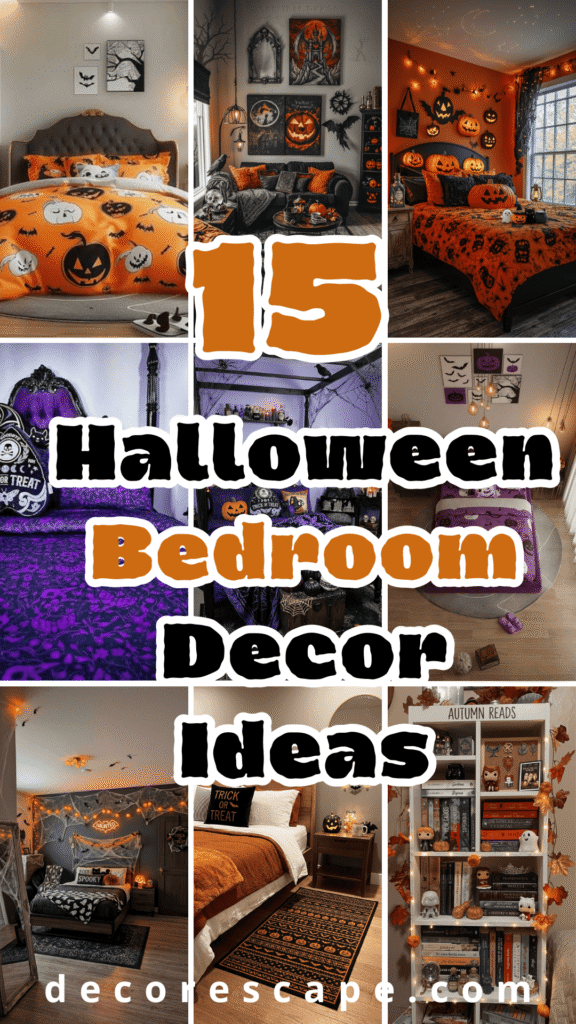 halloween bedroom decor