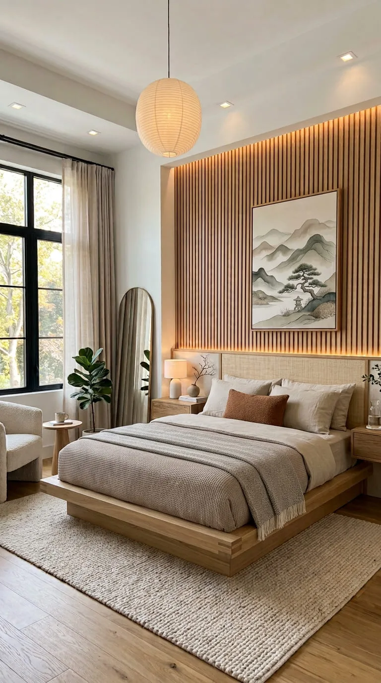 Japandi Bedroom Ideas