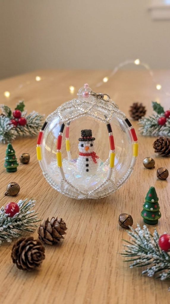 Beaded Ornament for christmas