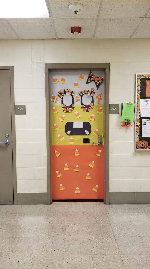 Candy Corn Door