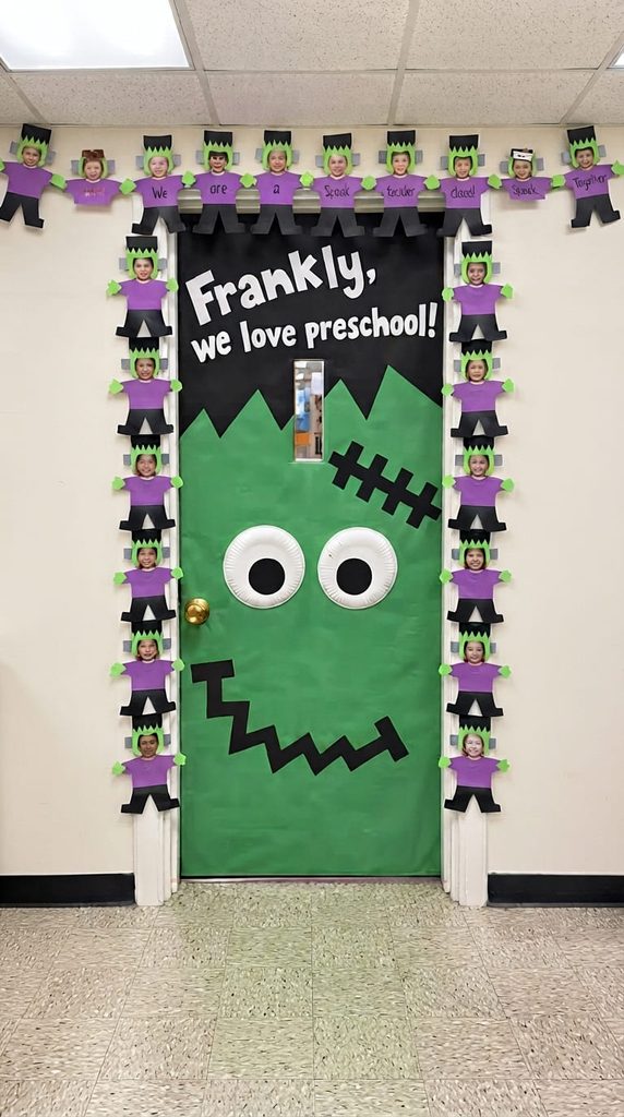 Friendly Frankenstein Door