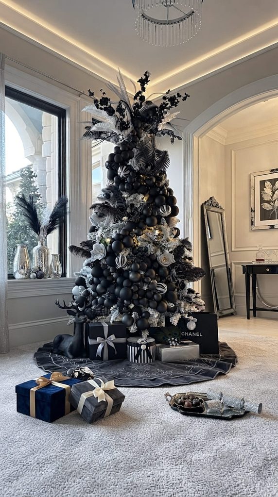 black-christmas-tree
