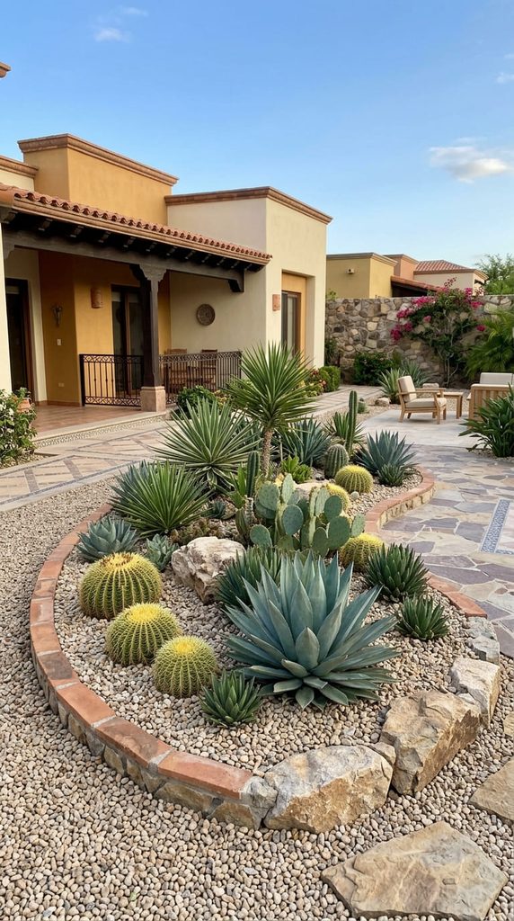 cactus-agave-garden-bed