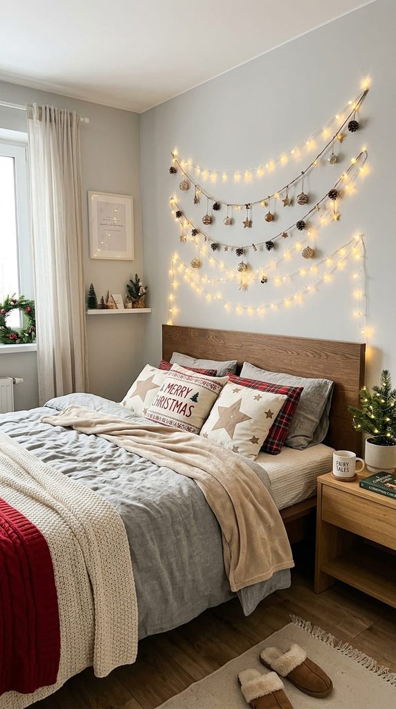 fairy-lights-above-bed-christmas