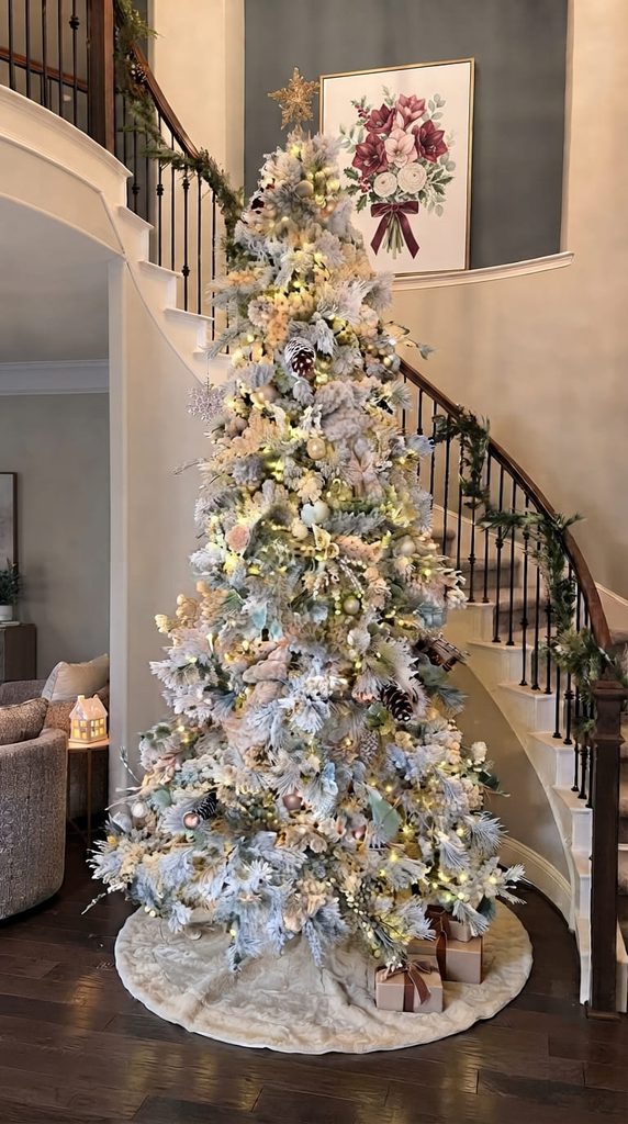 flocked-snowy-christmas-tree