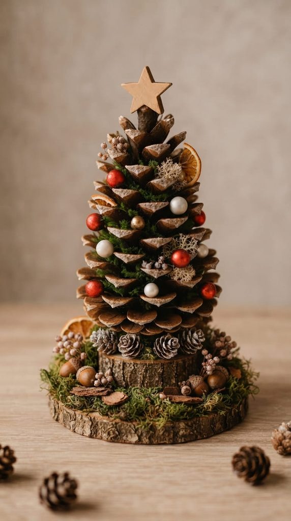woodland-pinecone-christmas-tree